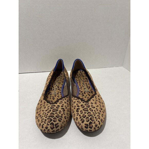 Rothy's The Flat Round Toe Limited Edition Cheetah Animal Print Womens sz 10.5 - Picture 2 of 7